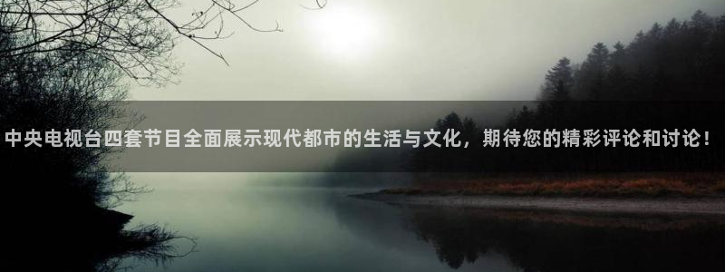 黑白直播：中央电视台四套节目全面展示现代都市的生活与文化，期待您的精彩评论和讨论！